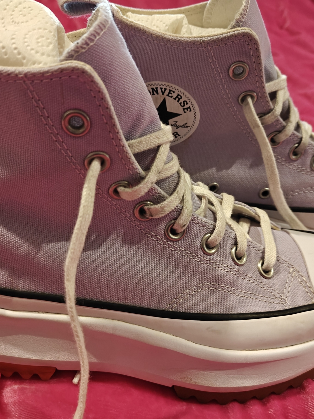 Converse Women's Lavender Chuck Taylor All Star High Top Sneakers